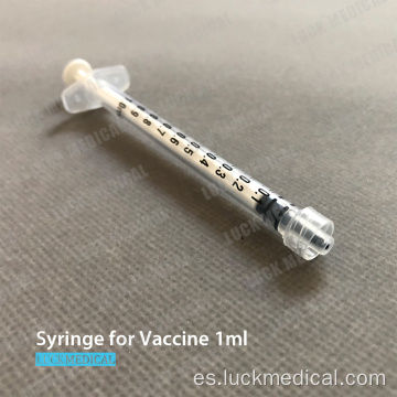 Jeringa de vacuna para covid 1 ml intramuscular